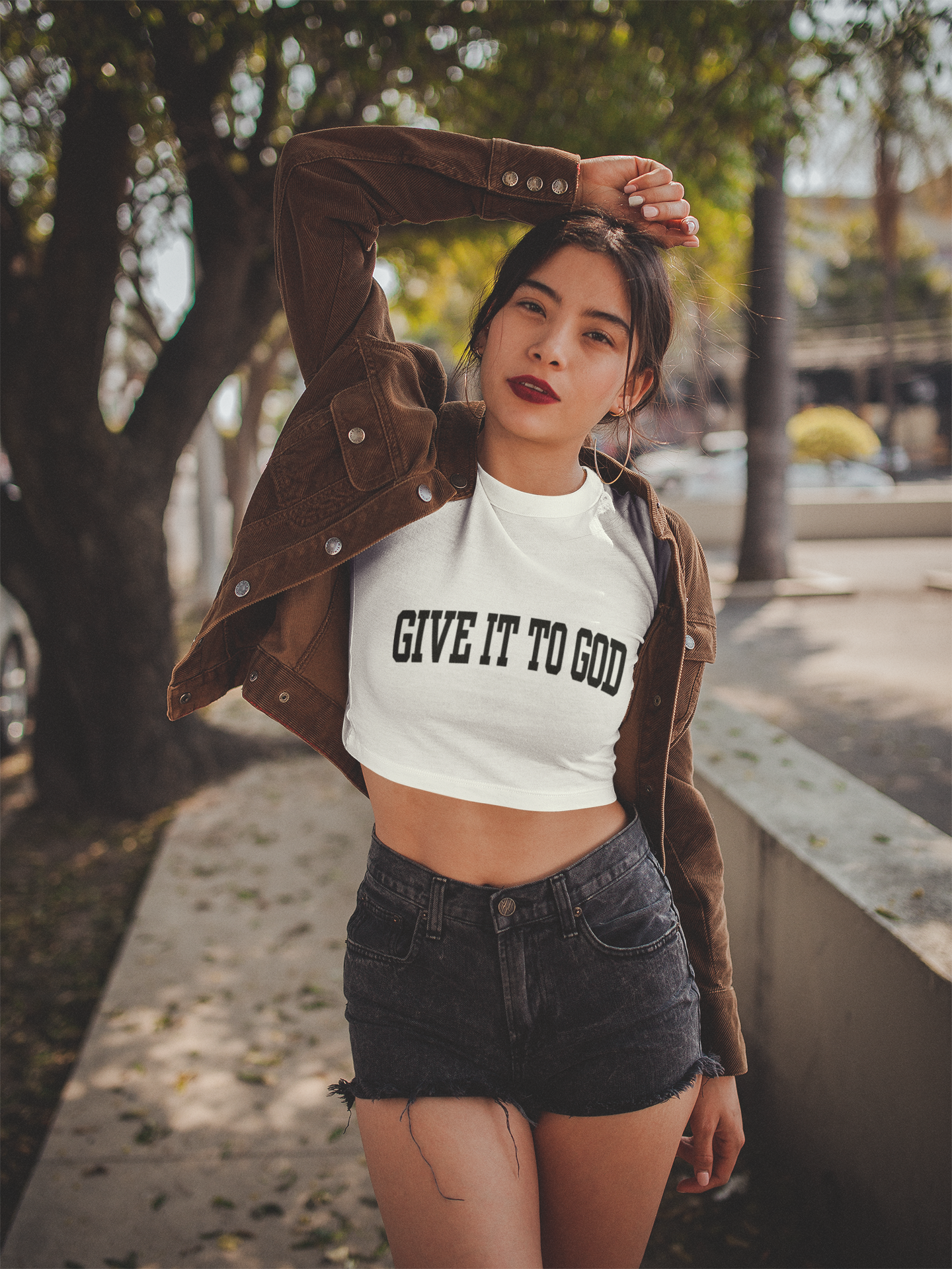 GIVE IT TO GOD (CROP TOP)