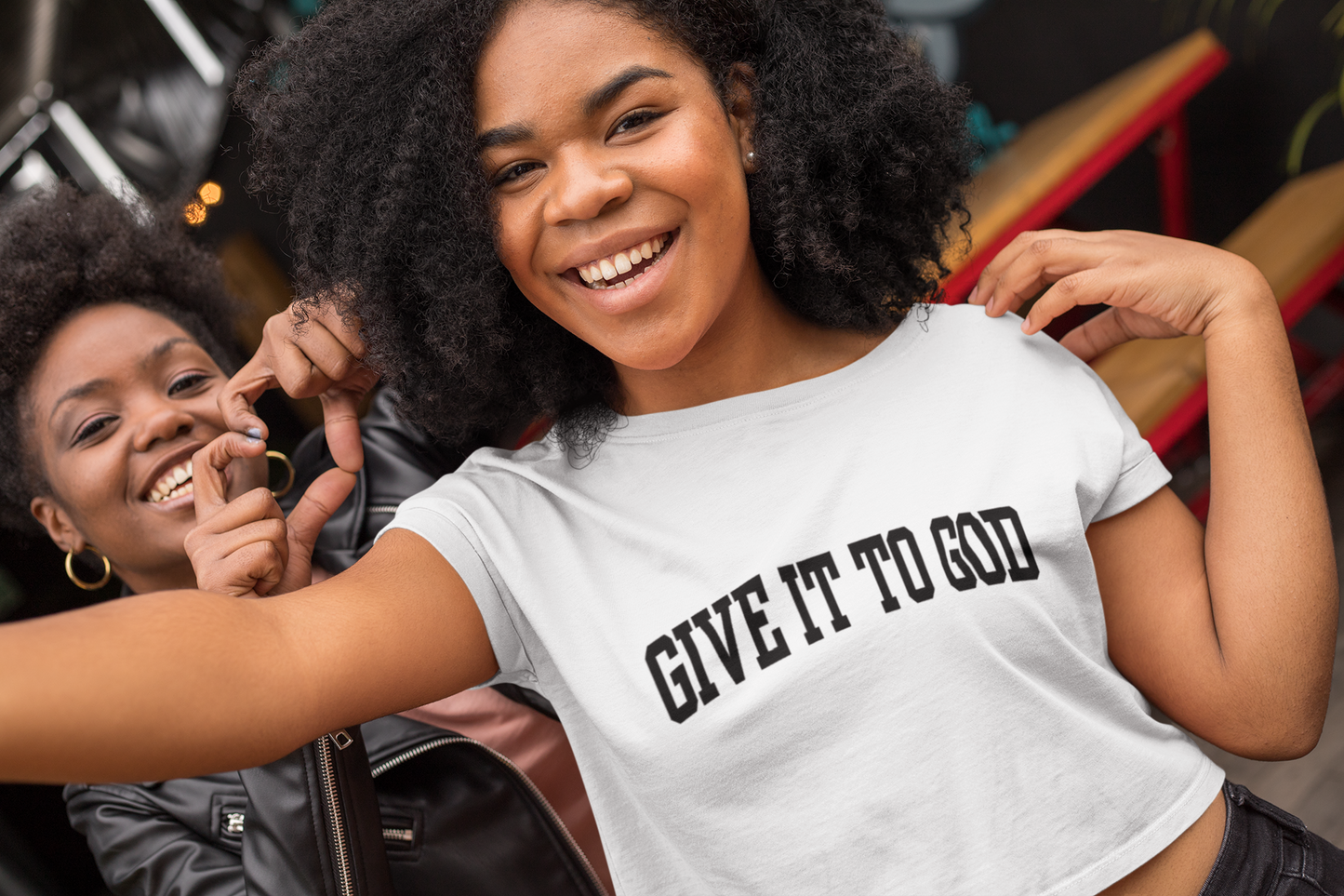 GIVE IT TO GOD (CROP TOP)